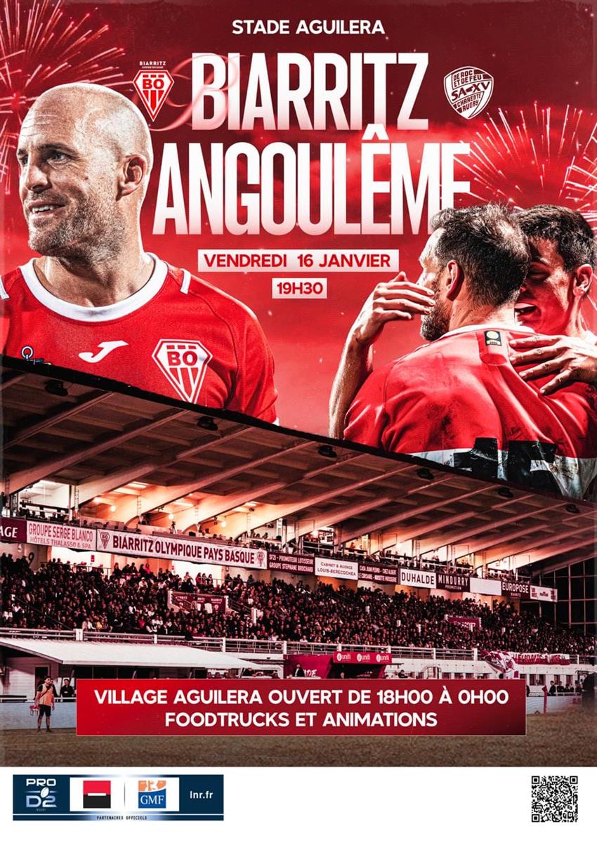 Rugby Pro D2 : Biarritz / SA XV Charente Rugby