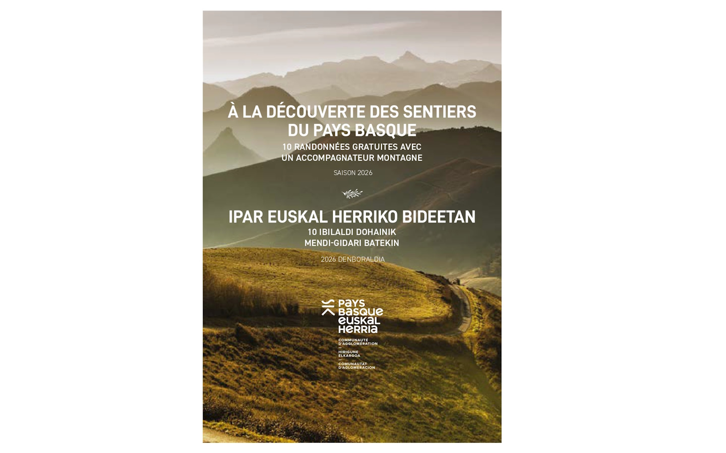 Randonnée accompagnée CAPB "Azkonbegi - Parmi  ...