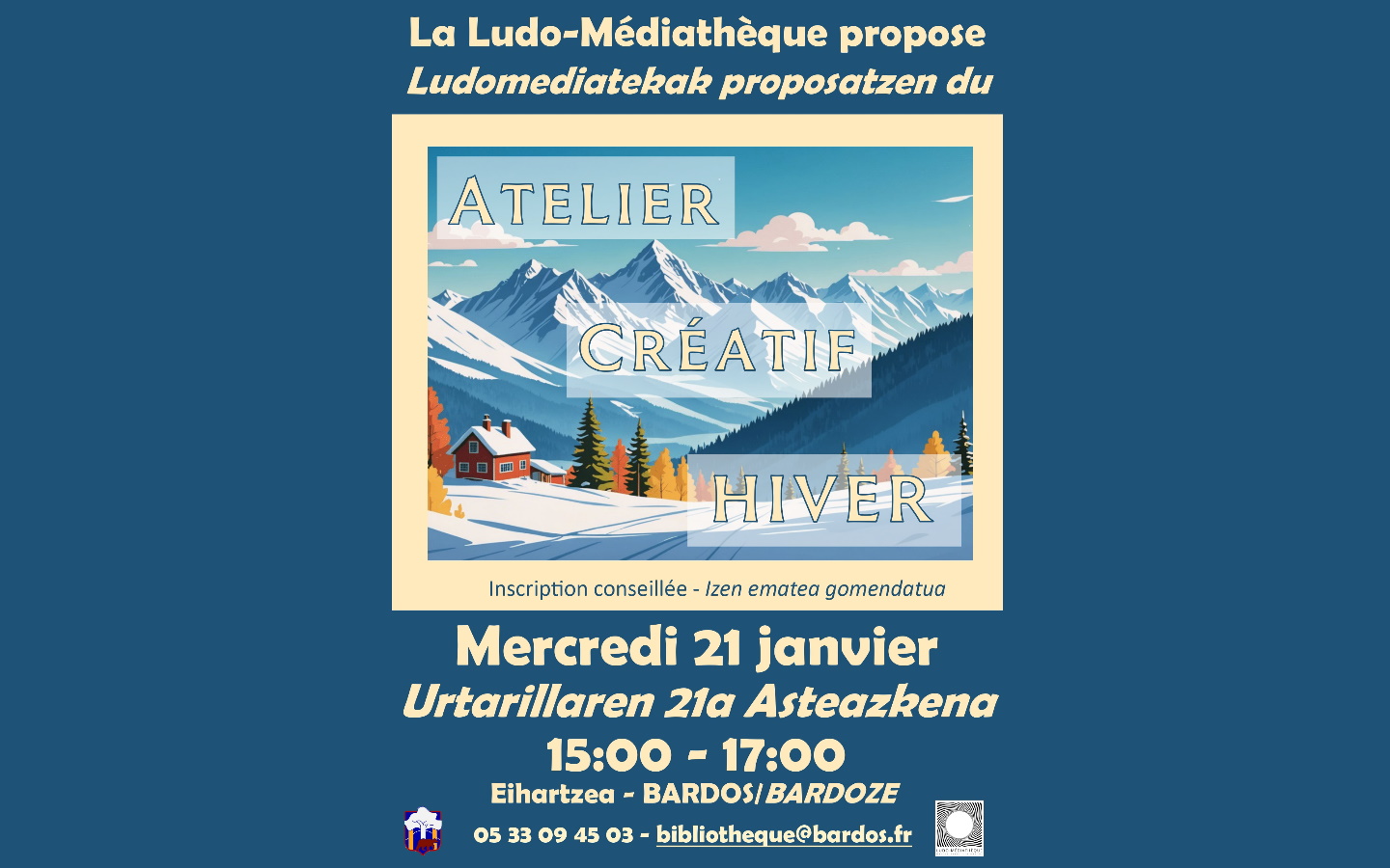 Atelier créatif de l'hiver