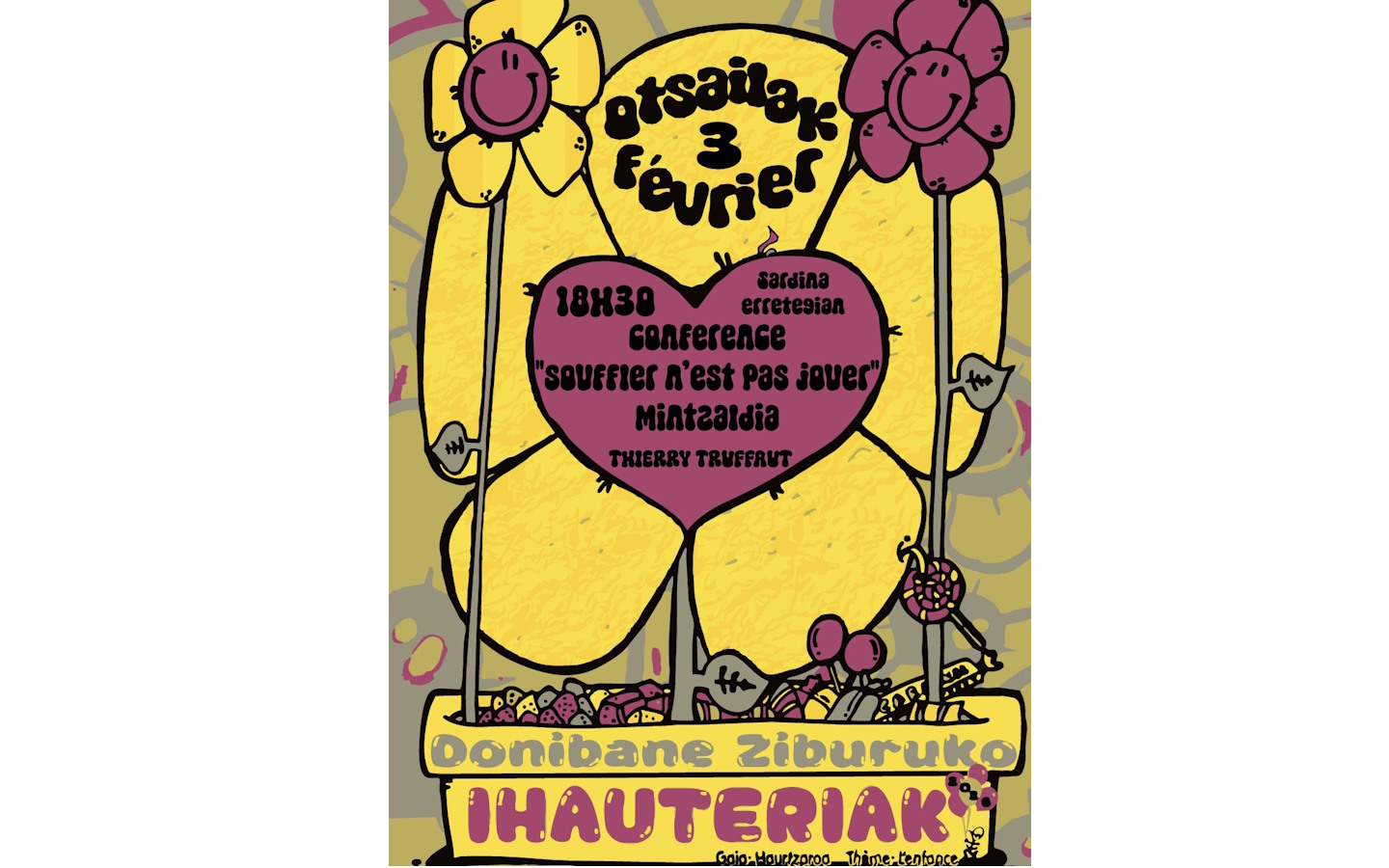 Carnaval : Conférence “Souffler n’est pas jouer”