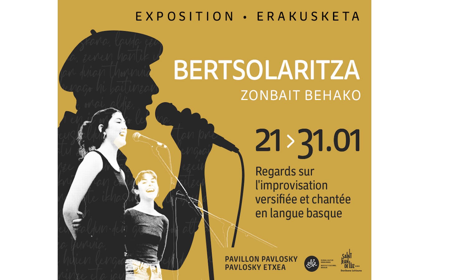 Exposition au Pavillon Pavlovski : « Bertsolar ...