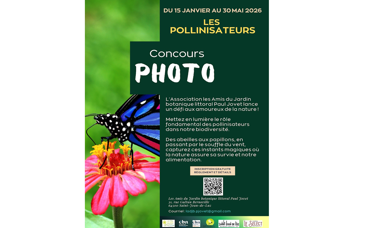 Jardin botanique littoral : Concours photos