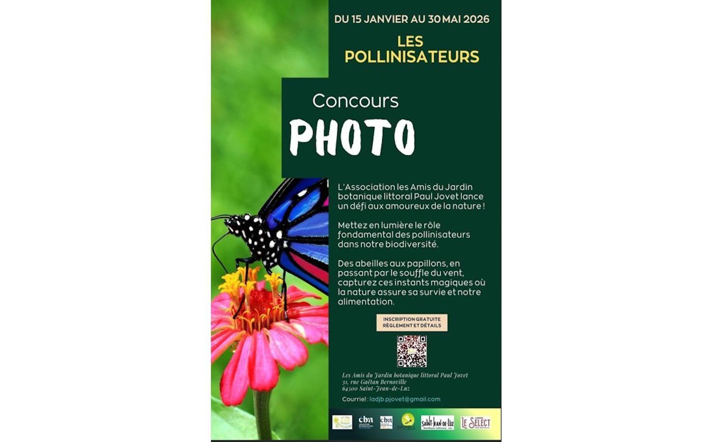 Jardin botanique littoral : Concours photos
