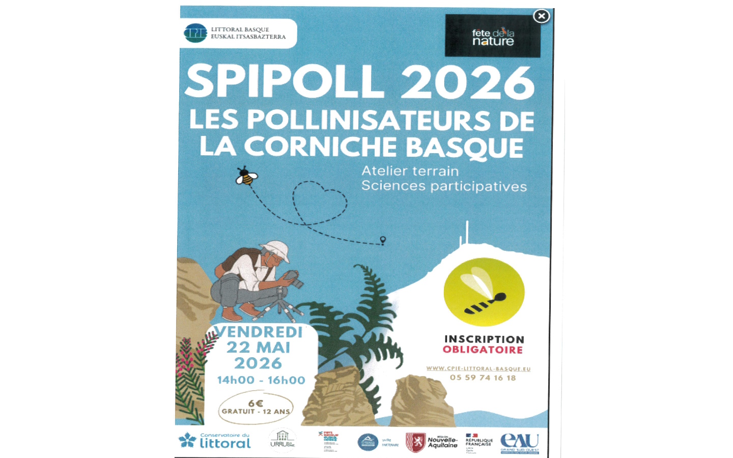 Sortie nature CPIE : SPIPOLL 2026 Les pollinis ...