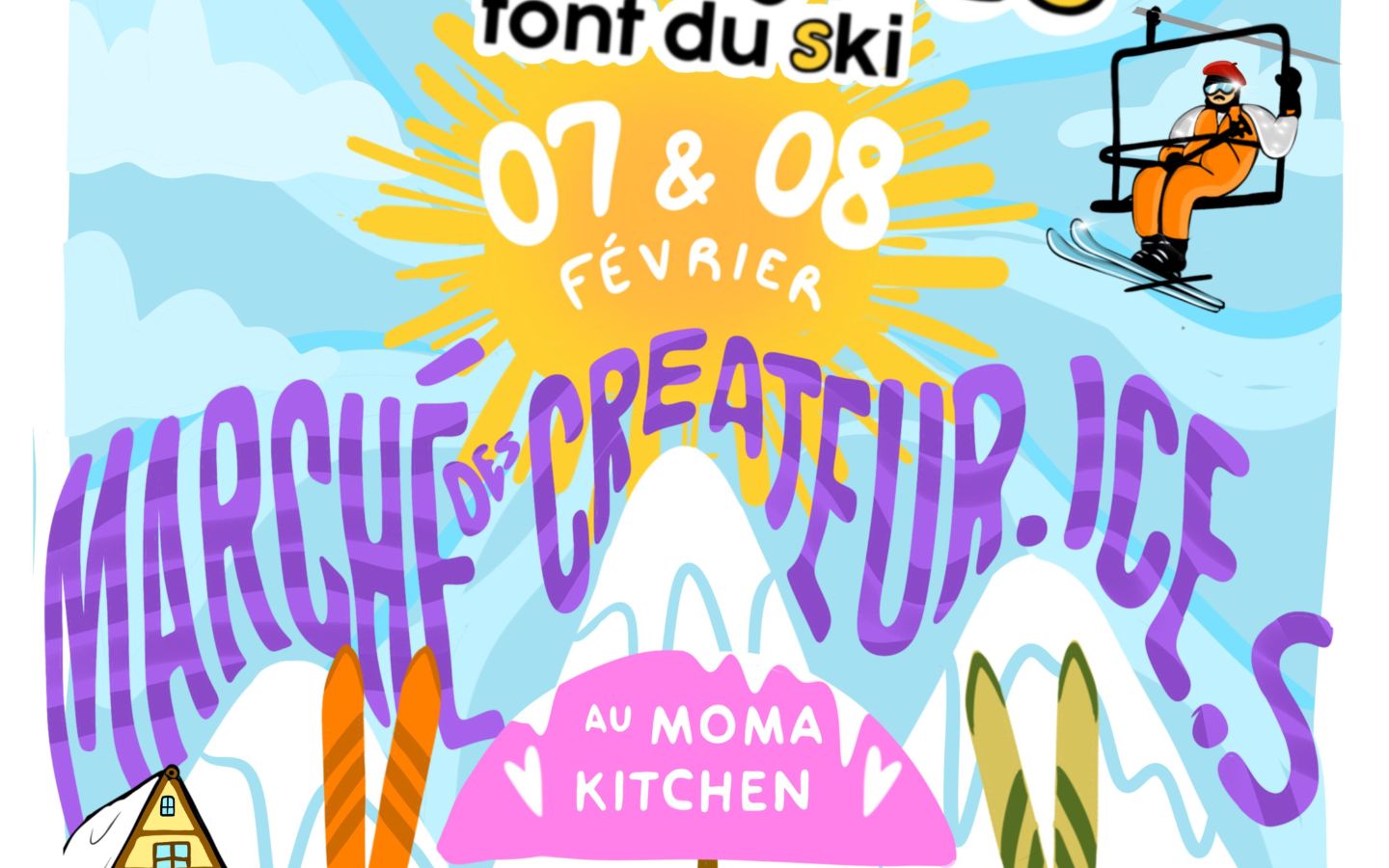 Les basques font du ski