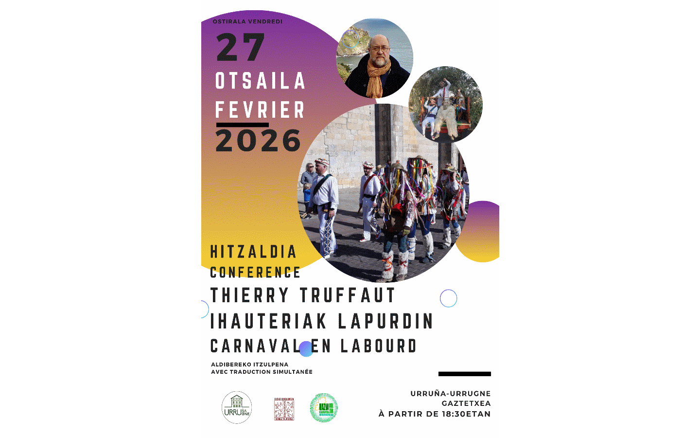 Conférence de Thierry Truffaut sur le carnaval ...