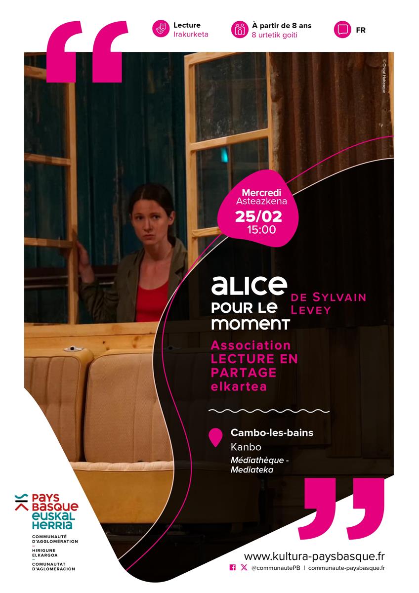 Lecture à voix haute du livre Alice pour le mo ...