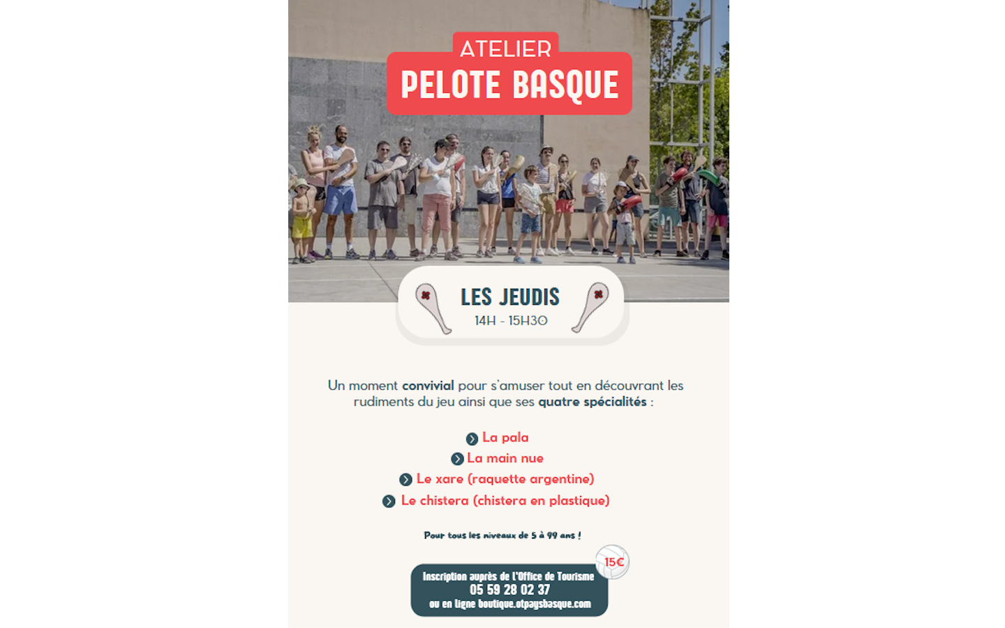 Initiation à la pelote basque