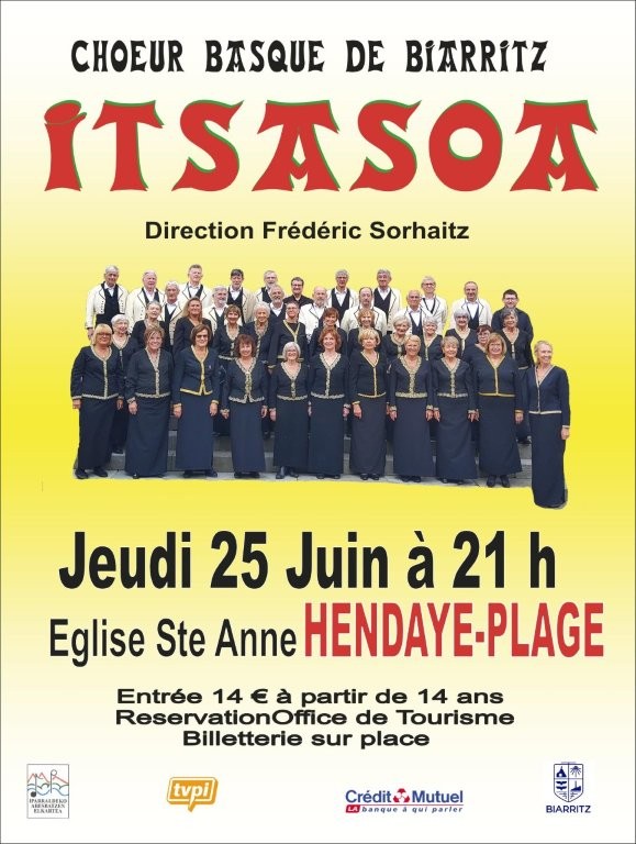 Concert avec la chorale "Itsasoa"