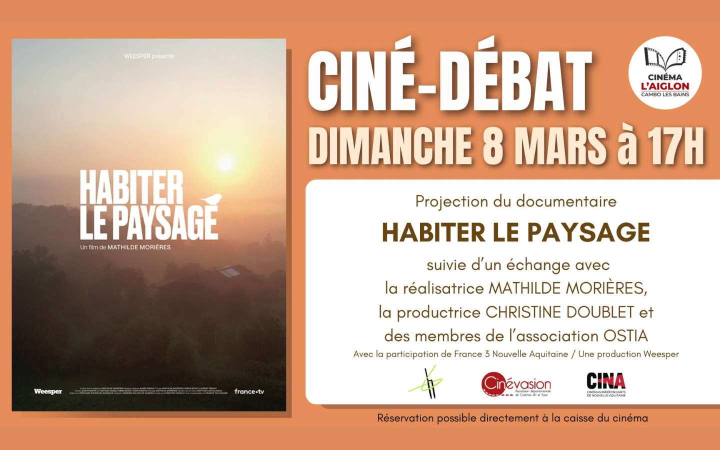 Ciné-débat : Habiter le paysage