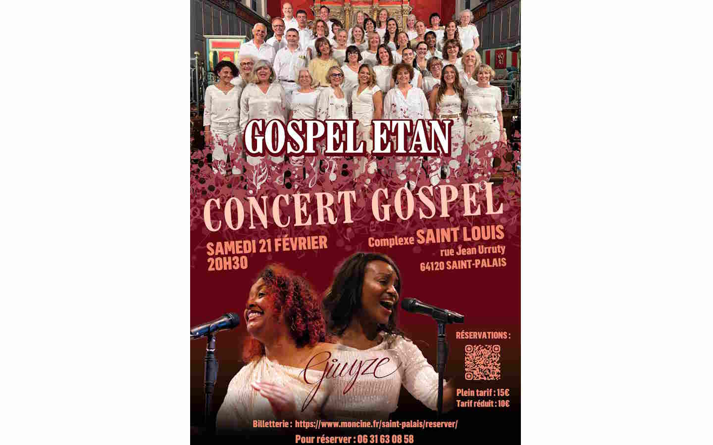 Concert de Gospel'etan + Giwyze