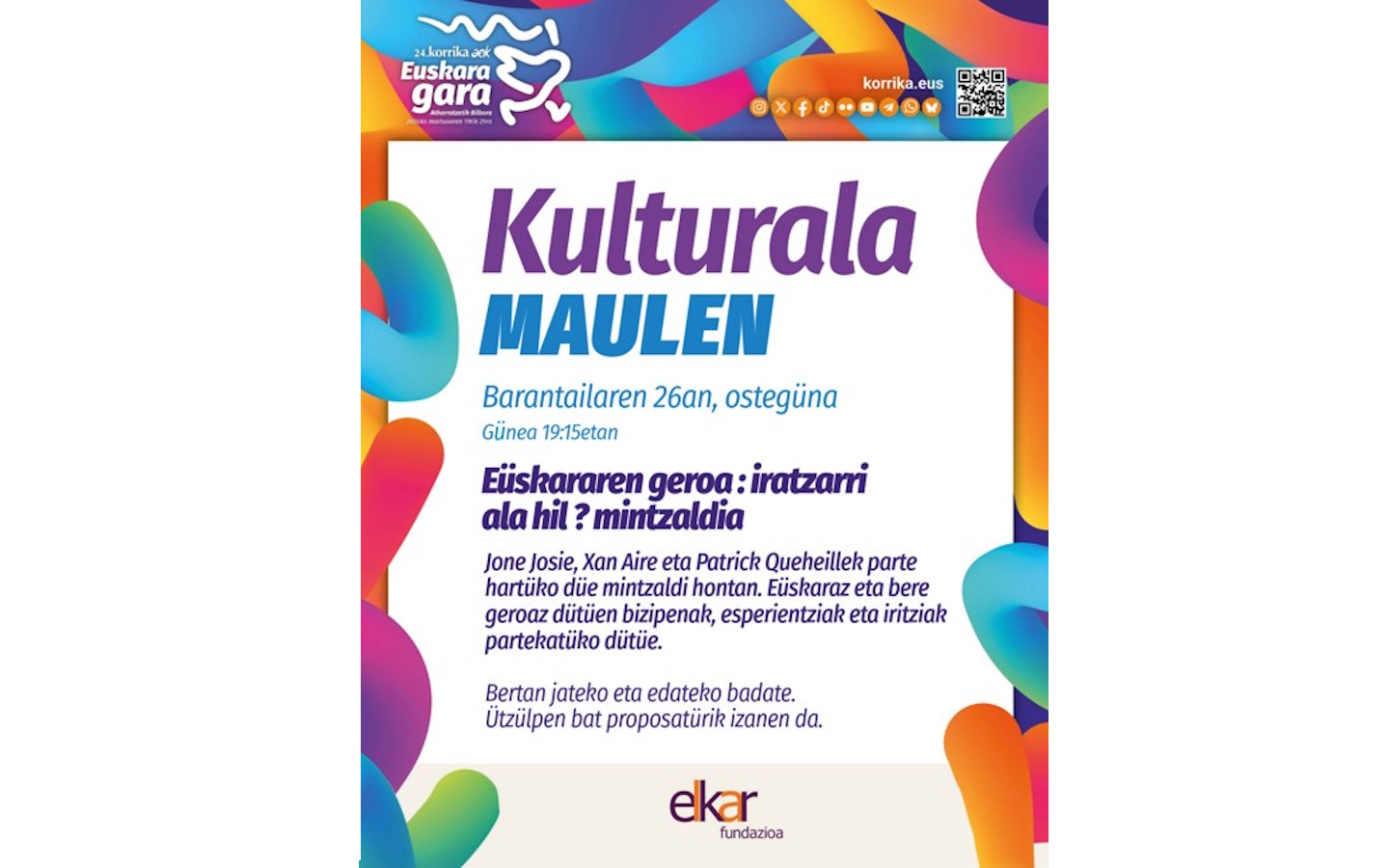 Korrika kültürala : débat sur le devenir de la ...