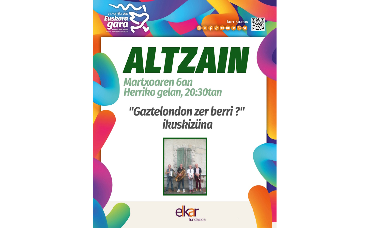 Korrika kültürala : spectacle Gaztelondon zer  ...