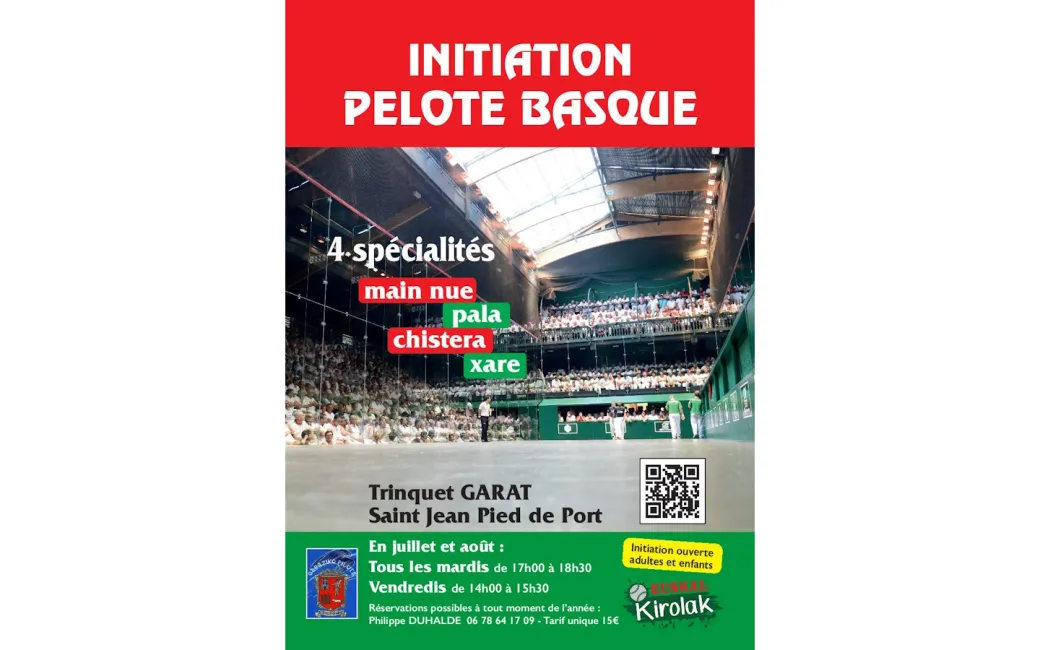 Initiation à la pelot ... - Crédit: Philippe Duhalde | CC BY-NC-ND 4.0
