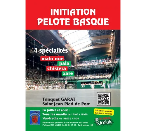 Initiation à la pelote basque