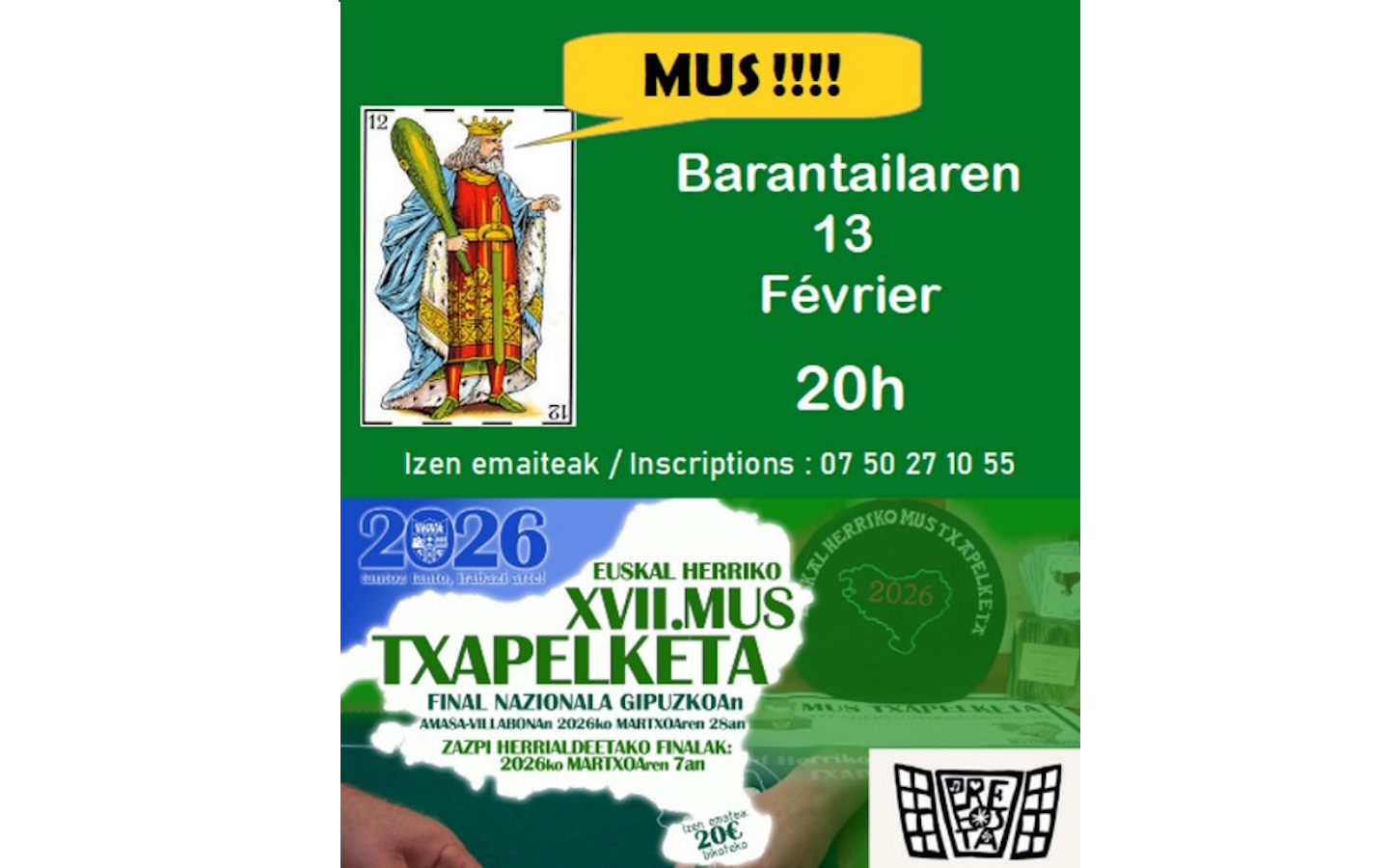 Championnat de mus du Pays basque 2026