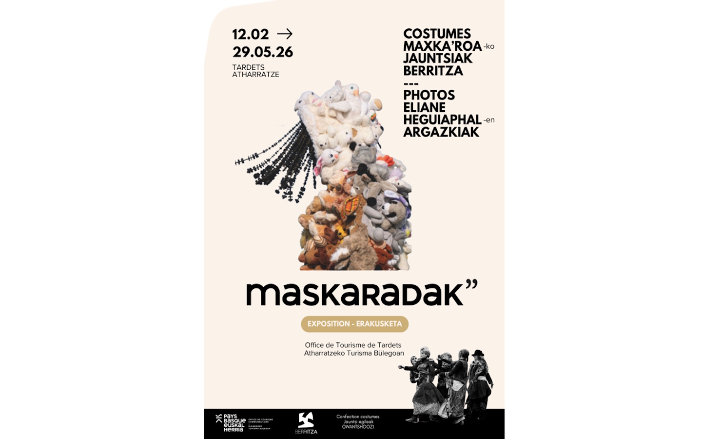 Vernissage de l'exposition : maskaradak