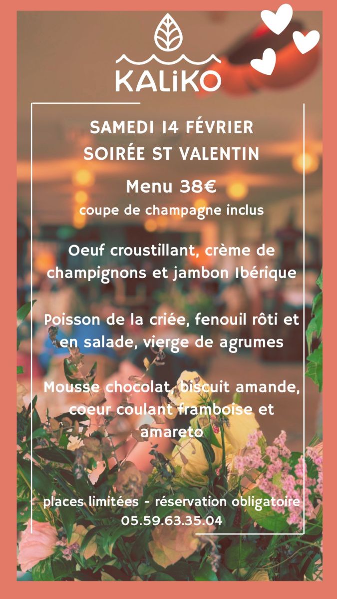 SOIREE SAINT VALENTIN ° KALIKO