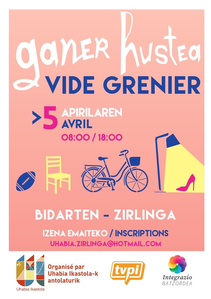 Vide-grenier organisé par l'Uhabia Ikastola