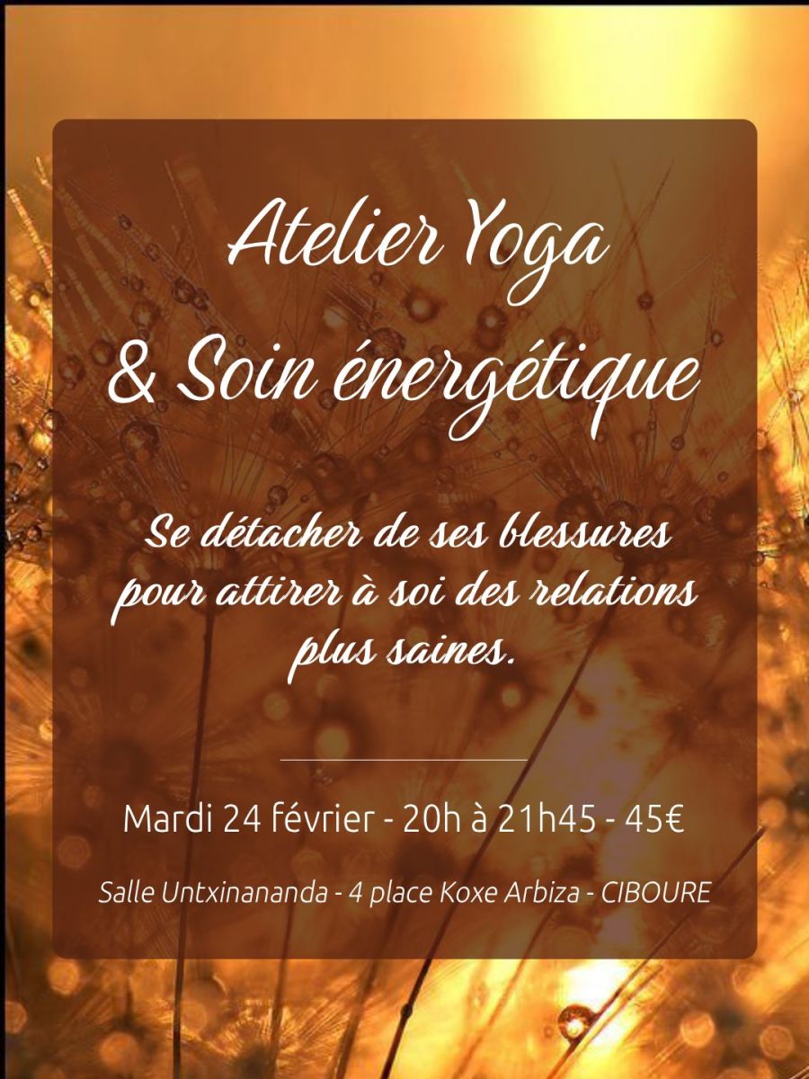 Atelier Yoga doux et soin énergétique