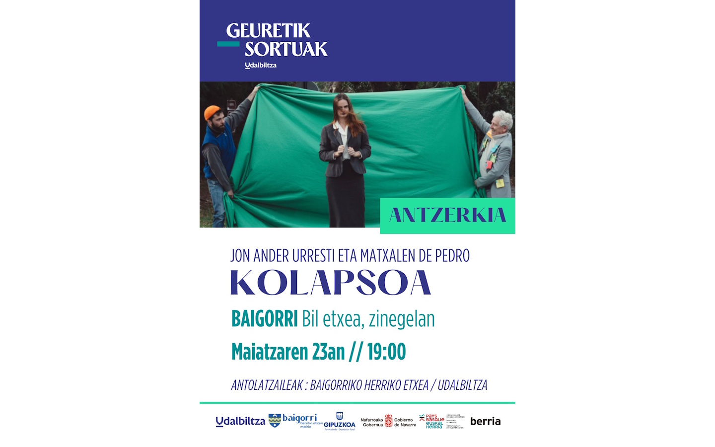 Antzerkia : théâtre en basque : Geuretik sortu ...