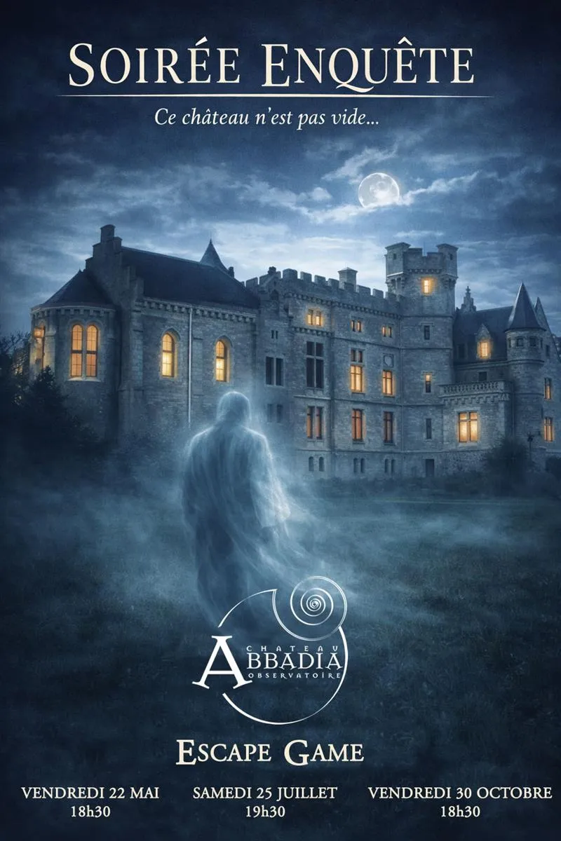 Soirée "Enquête" à Ab ... - Crédit: Abbadia, le Château-Observatoire | CC BY-NC-ND 4.0