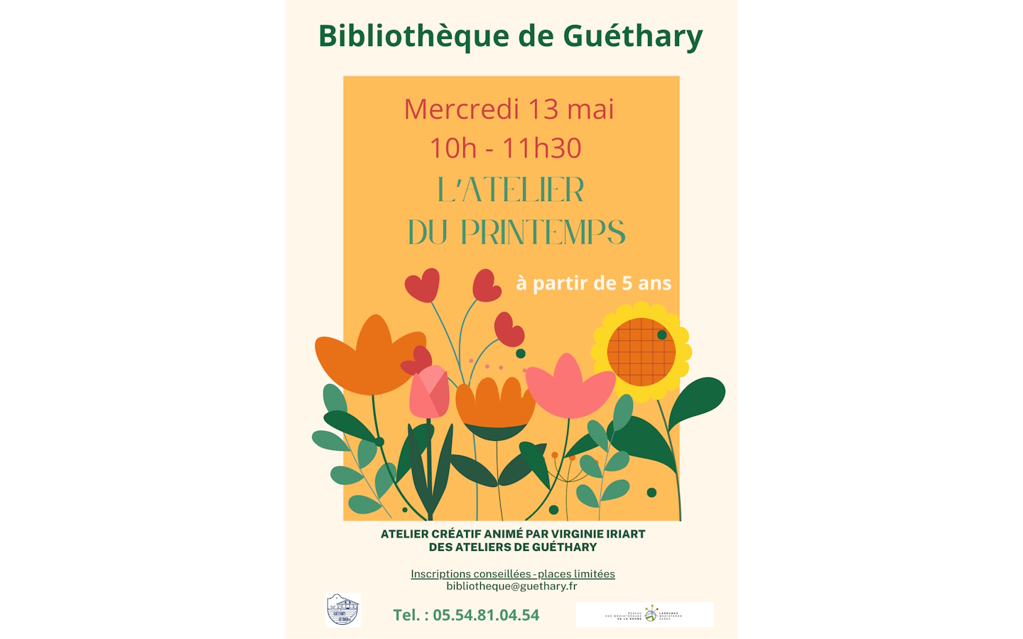 Atelier créatif du printemps