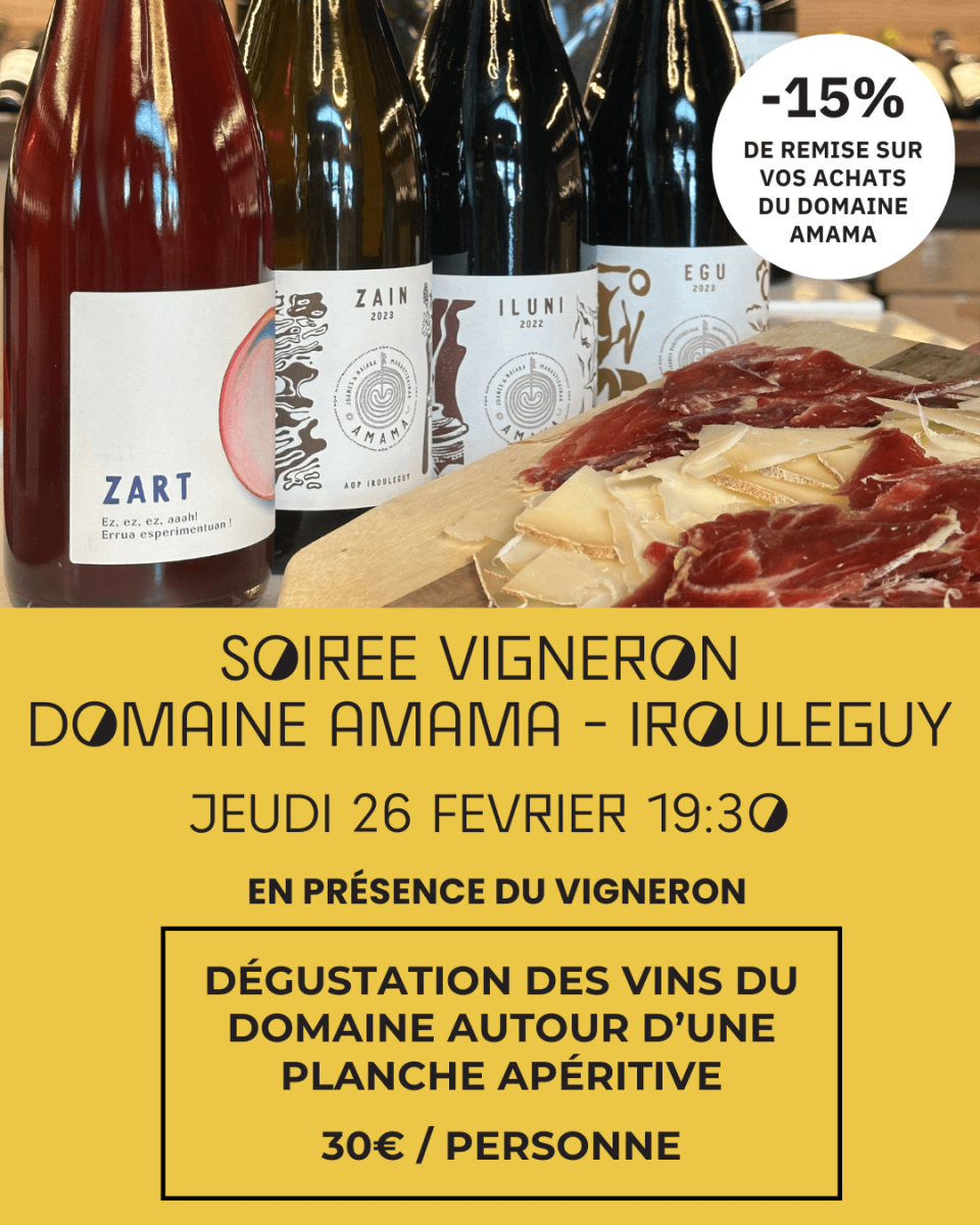 JEUDI 26 FEVRIER 19h30 - SOIREE VIGNERON DOMAI ...