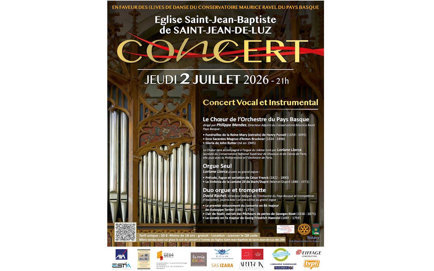 Concert vocal et instrumental