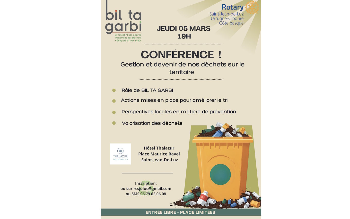 Conférence: gestion et deveir de nos déchets s ...