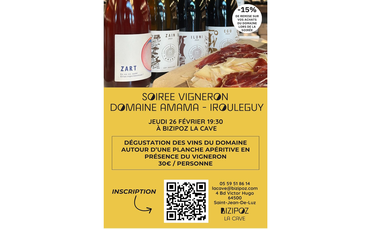 Soirée vigneron