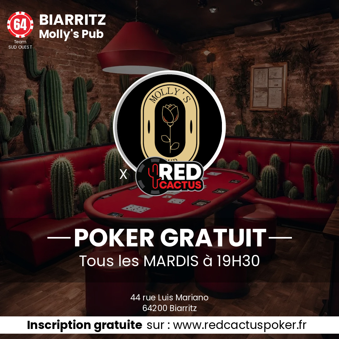 🔥 Tournoi de poker au Molly's Pub 🔥