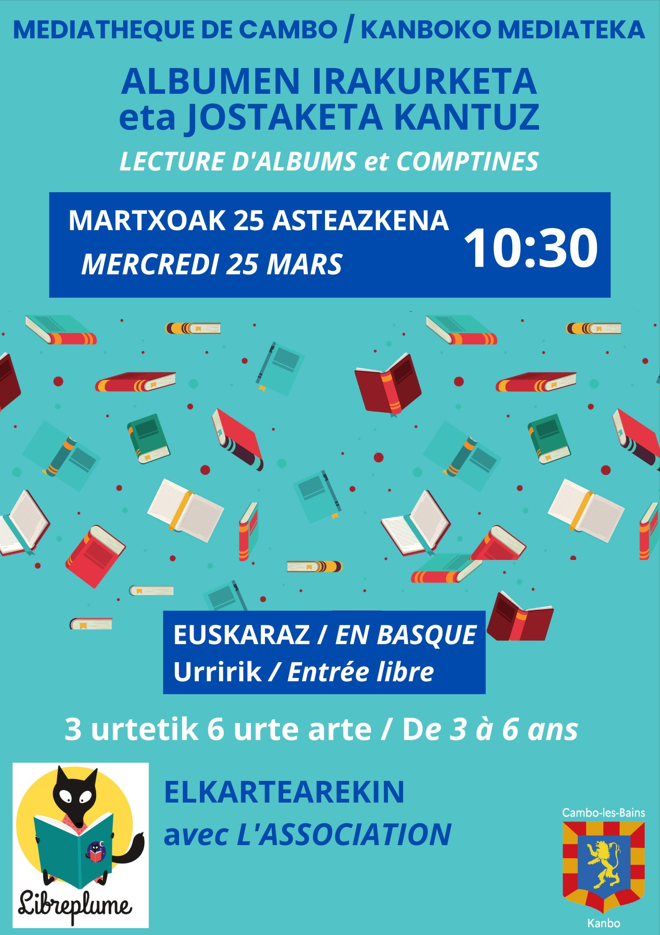 Lecture d'albums et comptines en basque