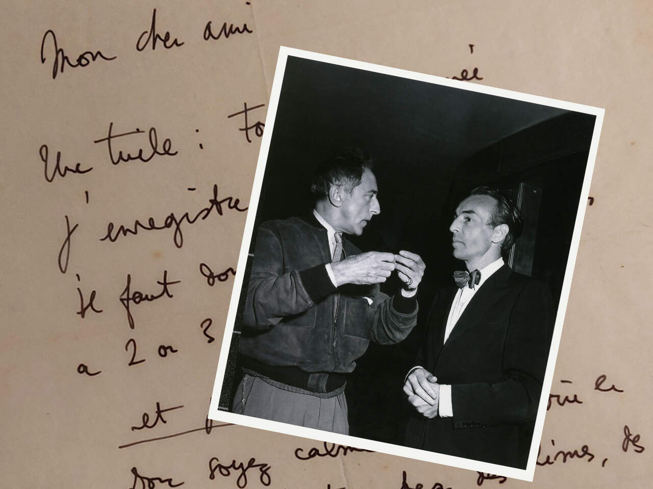 Exposition "Jean Cocteau - Igor Markevitch, co ...