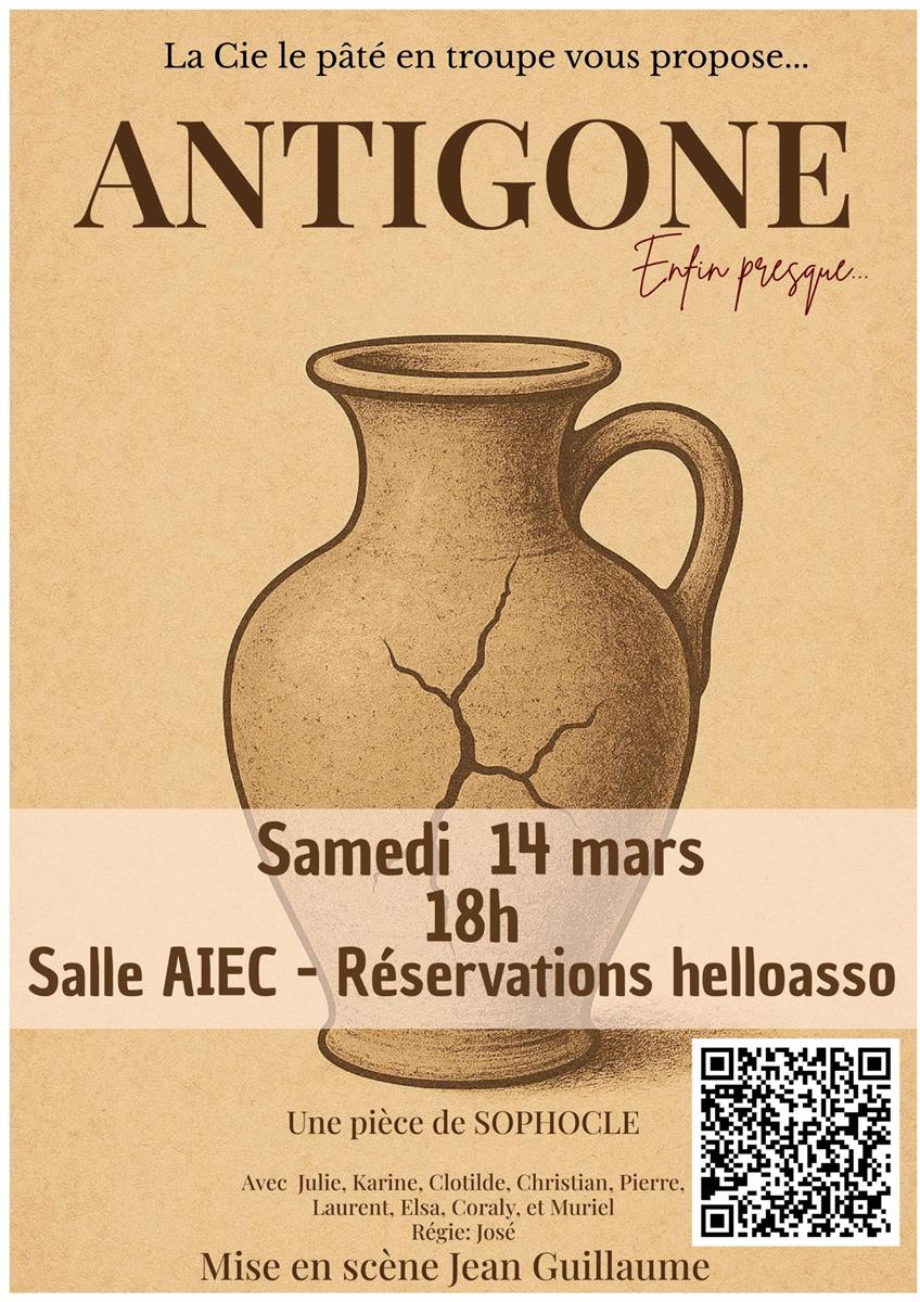 Pièce de théâtre “Antigone, enfin presque”