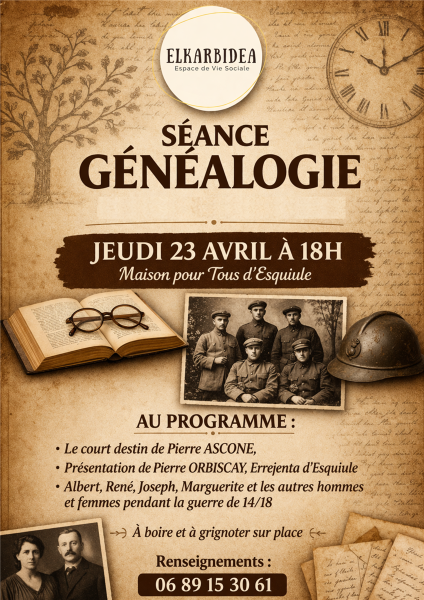 Séance généalogie