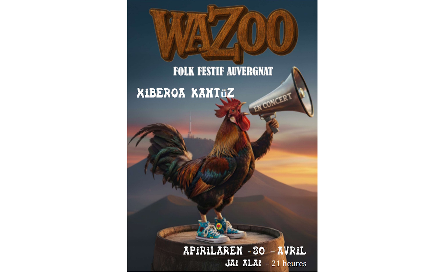 Xiberoa kantüz : wazoo, folk festif auvvergnat