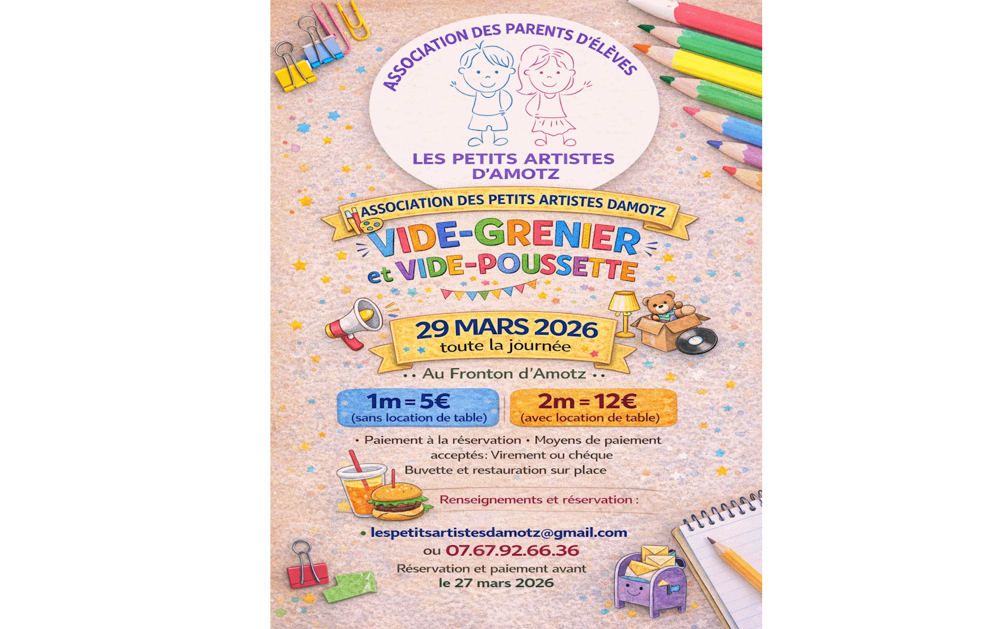 Les petits artistes d'amotz : vide grenier - v ...