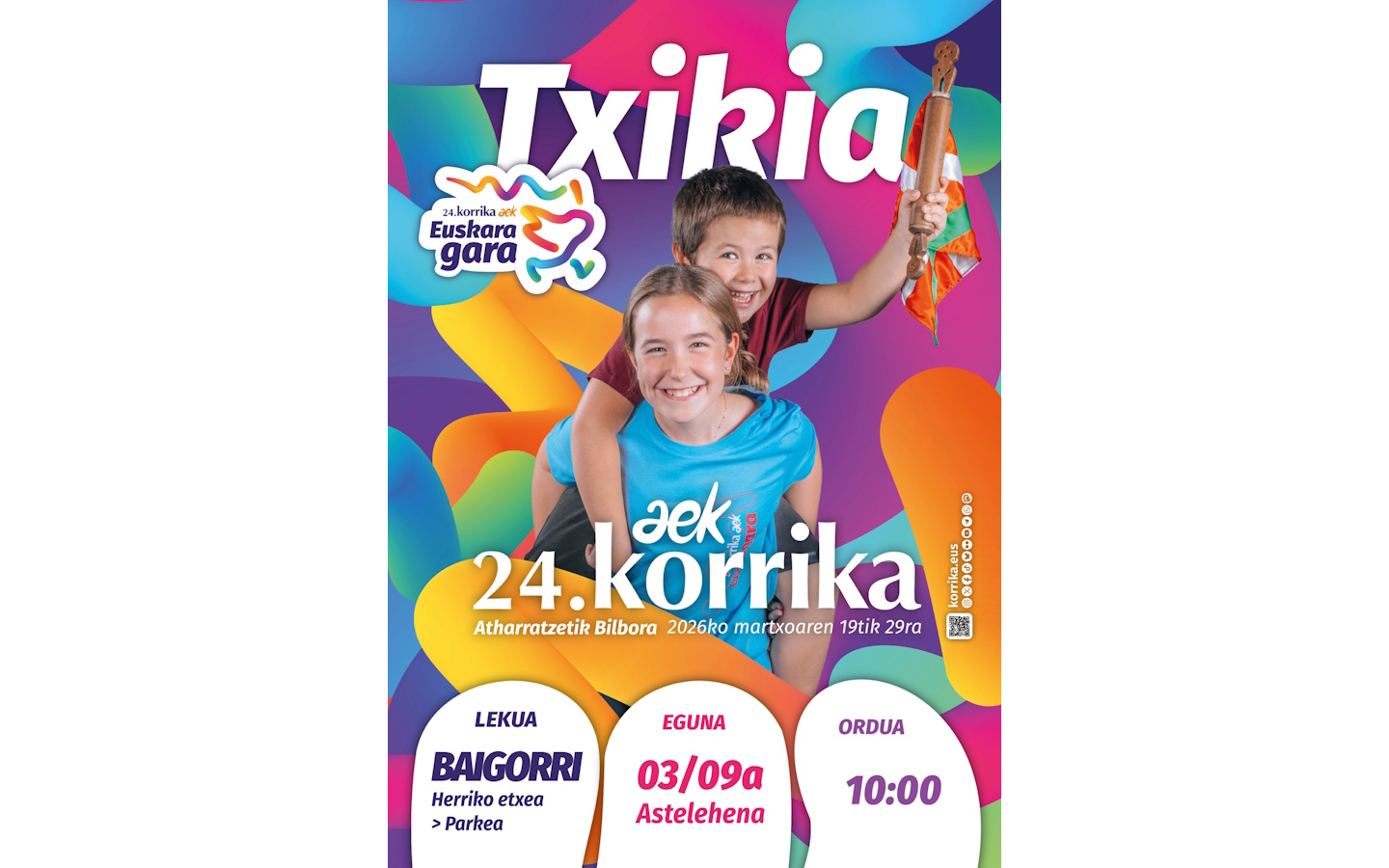 Korrika txikia : course pour les enfants, en f ...