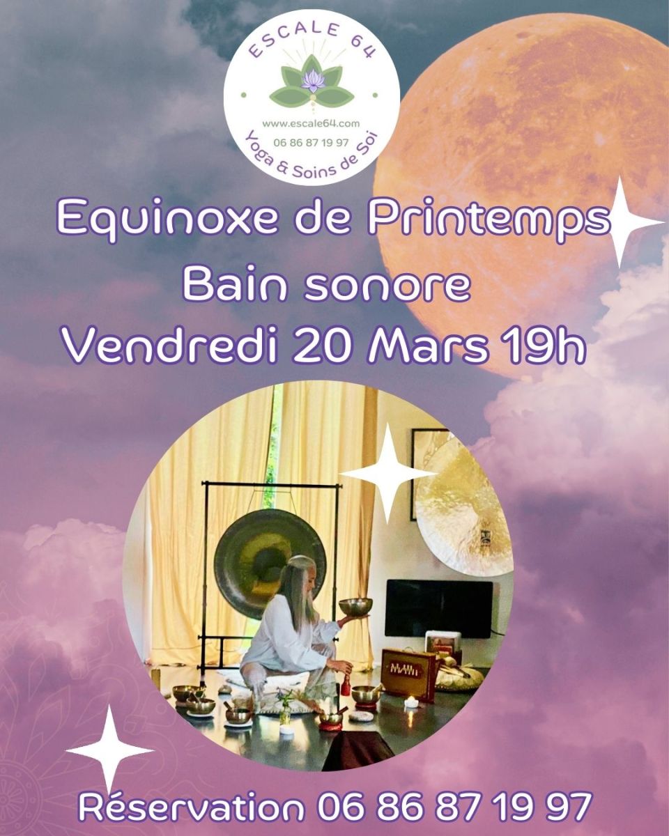 Bain sonore d'Equinoxe de Printemps