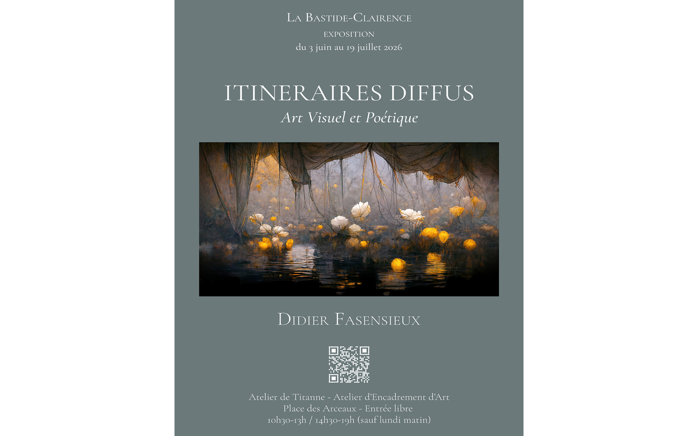 Itinéraires diffus : art visuel et poétique