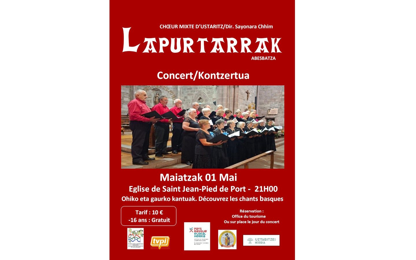 Choeurs Basques mixtes Lapurtarrak
