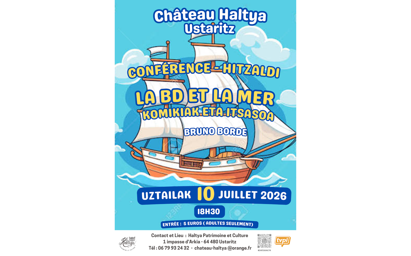 Conférence : La BD et la mer