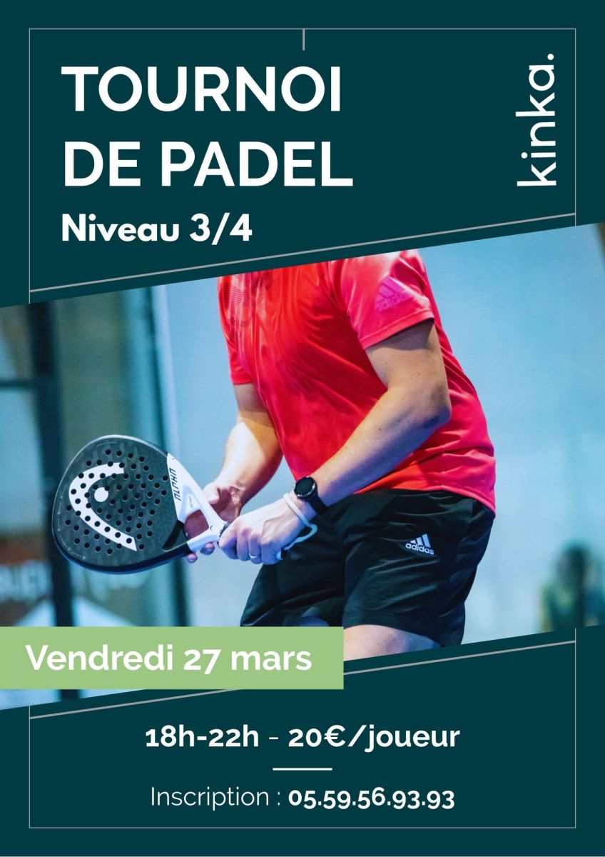 Tournoi de padel Kinka