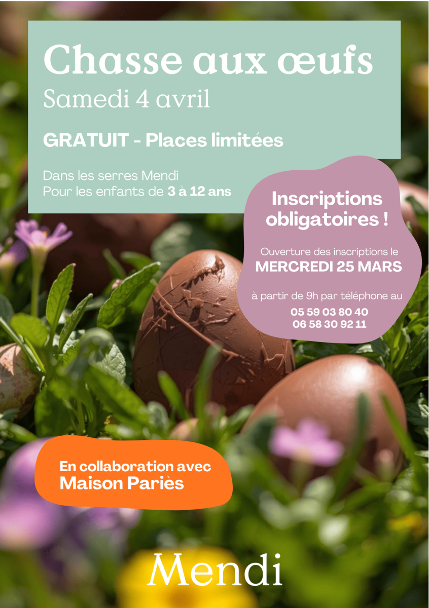 La Chasse aux œufs chez Mendi