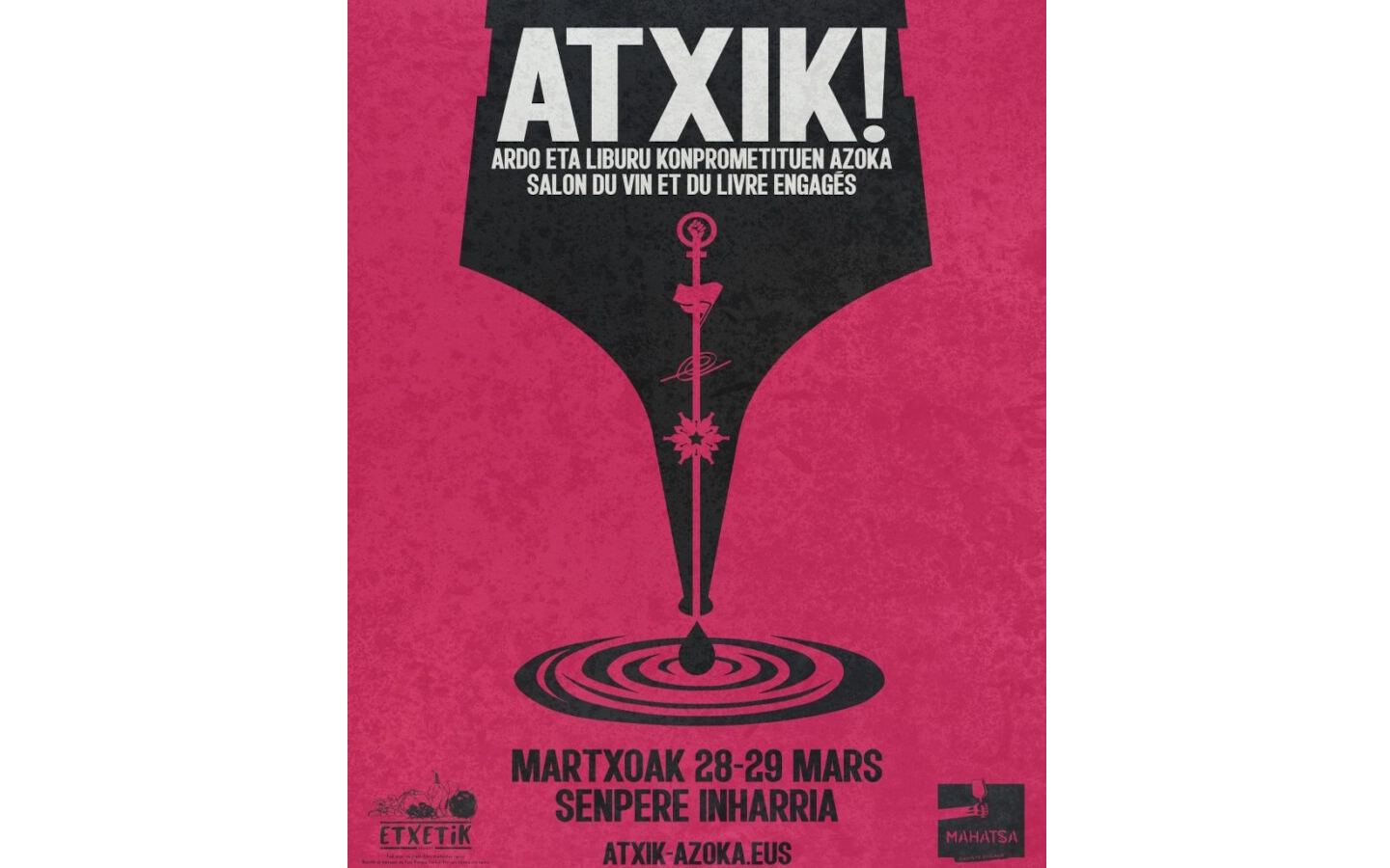 Salon Atxik : salon du vin et du livre engagé