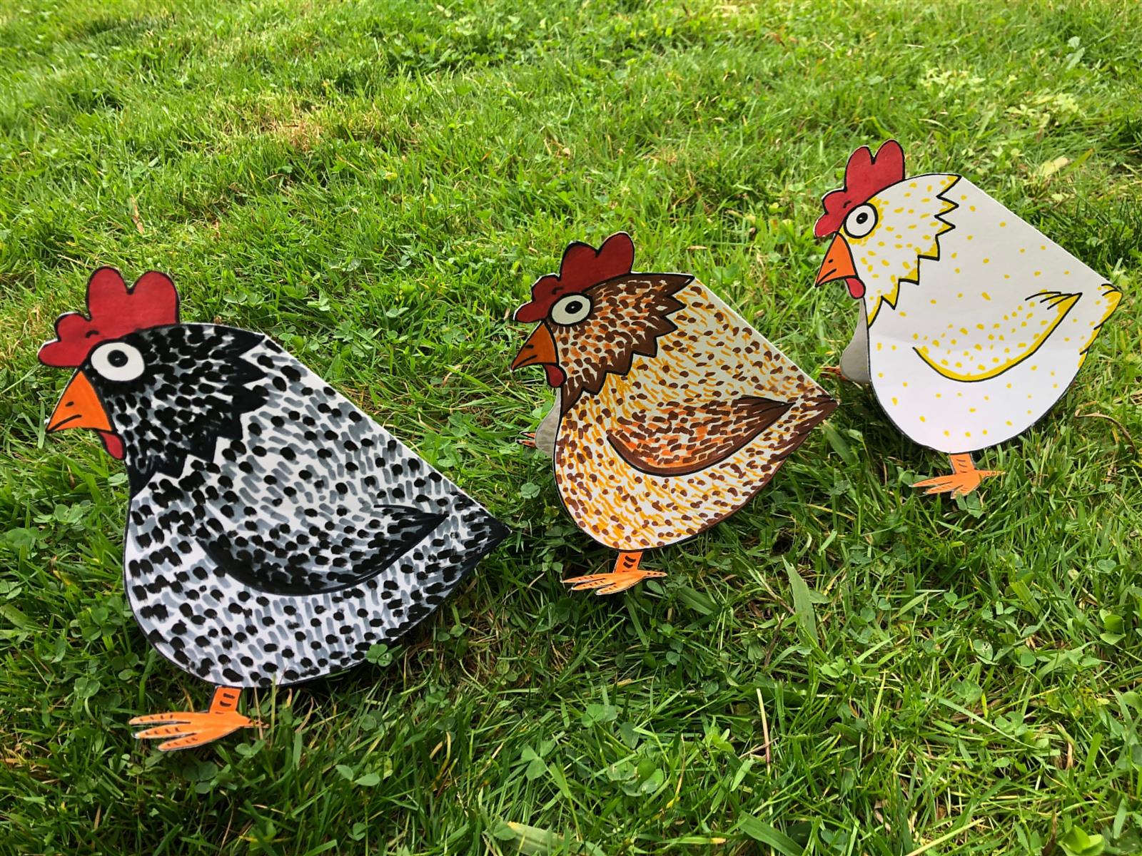 Lectures animées pour les petits - Les 3 poules