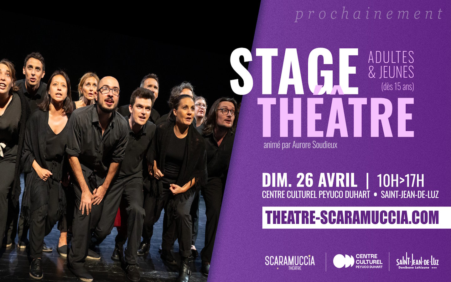 Stage de théâtre pour adultes et jeunes (dès 1 ...
