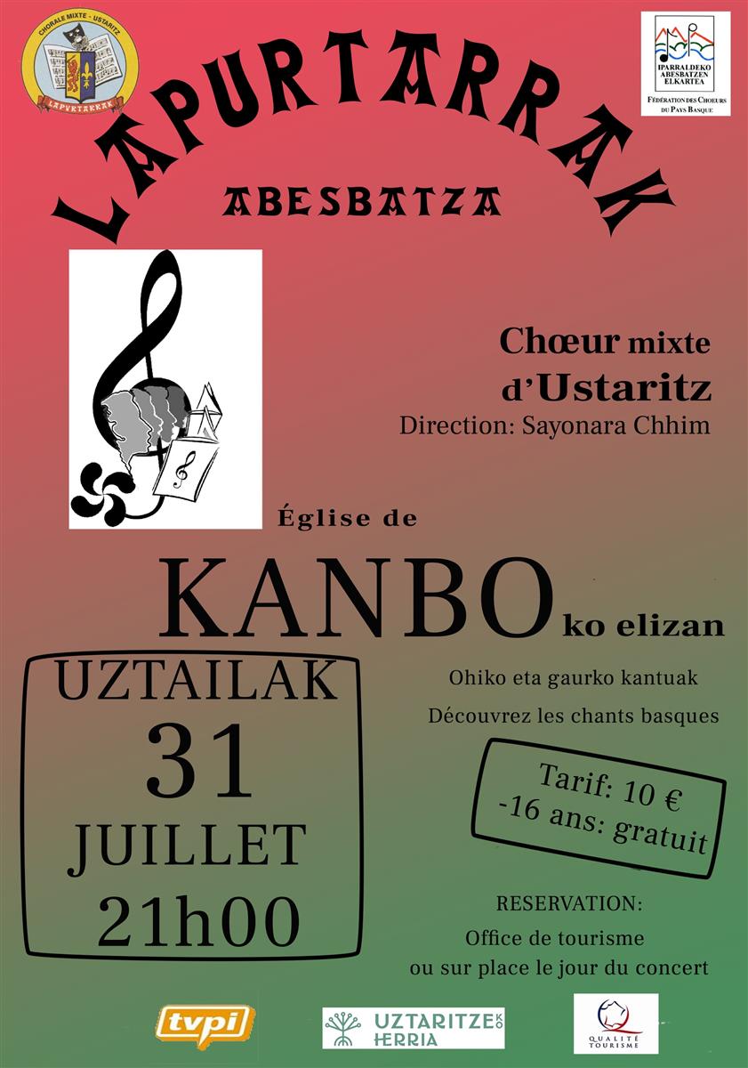 Concert – Chants basques avec la chorale mixte ...