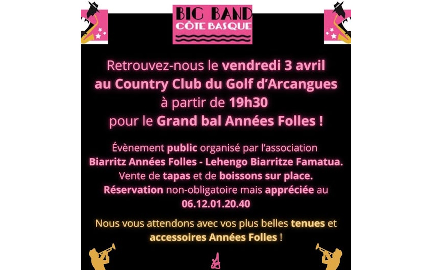 Grand bal années folles